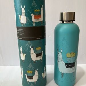 New in box Danica Studio Llama Stainless Steel Water Bottle